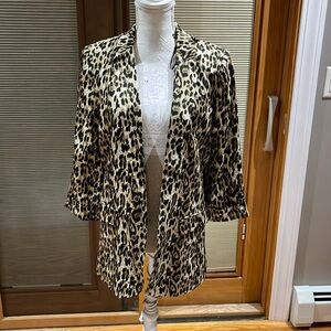 Philosophy leopard blazer - size 4 NWOT
